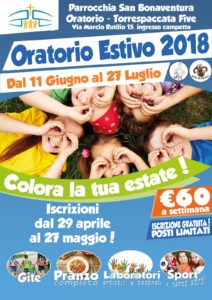 oratorio estivo 2018