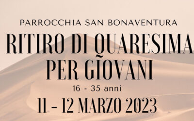 Ritiro di quaresima per giovani