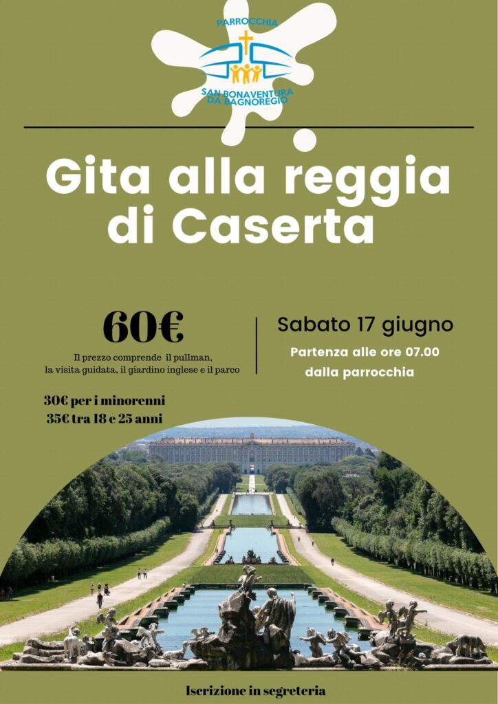 Sabato 17 giugno 2023
Partenza ore 7,00