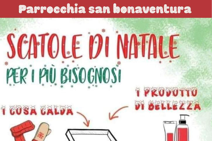 Scatole di Natale per i più bisognosi