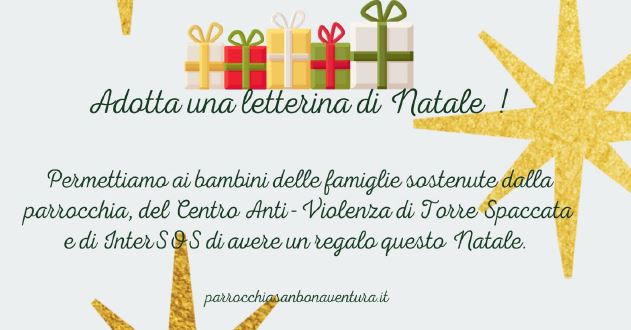 Adotta una letterina di Natale!